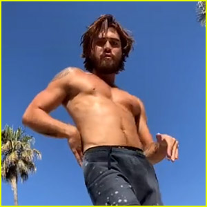 People Can't Stop Watching KJ Apa's Shirtless Dance Video on TikTok!